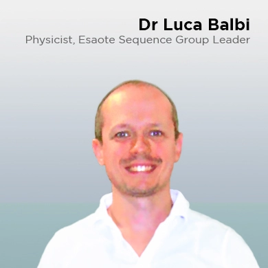 Luca Balbi, físico, jefe del Esaote Sequence Group